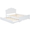 NicBex Twin Size Modern Wood Platform Bed with Headboard and Pull-Out Trundle, Space-Saving Storage Bed Frame for Bedroom - 4 of 4