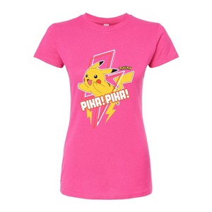 Women's - Pokémon - Pika Pika Fitted Graphic T-Shirt - 1 of 3
