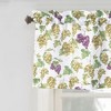 RT Designer's Collection Latte Printed 3 Pieces Kitchen Curtain Set Includes 1 Valance 52" x 18" and 2 Tiers 26" x 36" Each Multi Color - 2 of 4