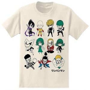 Mens One Punch Man T-Shirt - One-Punch Man Mens Anime Shirt - Saitama Tee - 1 of 4