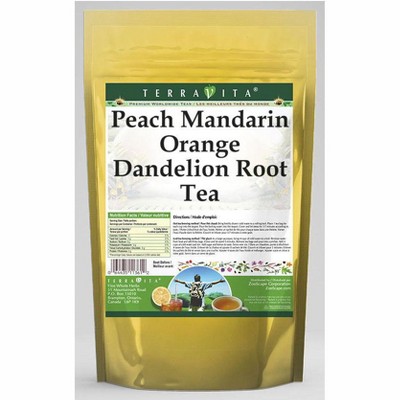 TerraVita Peach Mandarin Orange Dandelion Root Tea (50 tea bags, ZIN: 565567, 1-Pack)