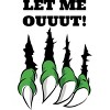 Men's Design By Humans Let the monster out halloween By ArtStyleAlice T-Shirt - 2 of 4