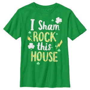 Boy's Lost Gods St. Patrick's Day I Sham Rock This House T-Shirt - 1 of 4