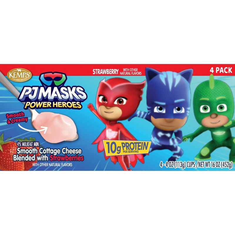 Kemps Strawberry Cottage Cheese PJ Masks - 1lb/4ct, 2 of 4