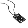 EVERLY JEWELRY | Stainless Steel Square Swirl Pendant – Multiple color plated - 3 of 3