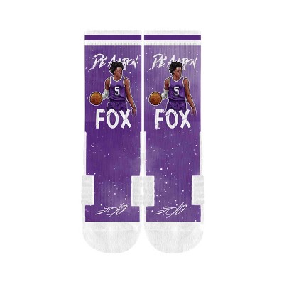 NBA Sacramento Kings De'Aaron Fox Galaxy Socks