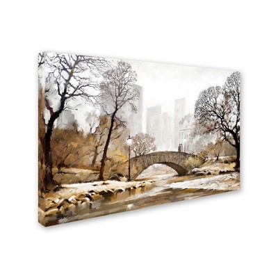 Trademark Fine Art -The Macneil Studio 'Gapstow Bridge' Canvas Art