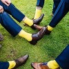 Solid Color Crew Cotton Dress Socks  from the Sock Panda (Men's Sizes, Adult Large) - 2 of 4
