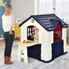Infans Kid's Playhouse Games Cottage w/ 7 PCS Toy Set & Waterproof Cover Blue - 2 of 4