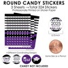 Big Dot of Happiness Purple Grad - Best is Yet to Come - 2025 Purple Graduation Party Small Round Candy Stickers - Party Favor Labels - 324 Count - 3 of 4