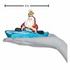 Old World Christmas Blown Glass Ornament for Christmas Tree, Santa In Kayak - 4 of 4