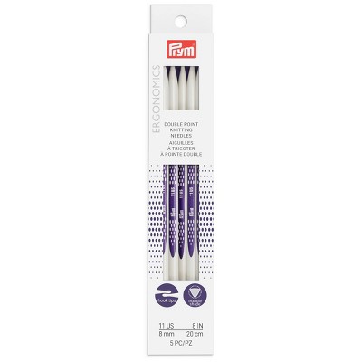 Prym 5pk 8 Ergonomic Double Point Knitting Needles : Target