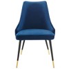 Modway Adorn Tufted Performance Velvet Dining Side Chair, Navy 25D x 22W x 34H Inch - 4 of 4