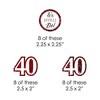 Big Dot of Happiness We Still Do - 40th Wedding Anniversary - DIY Shaped Party Cut-Outs - 24 Count - 2 of 4