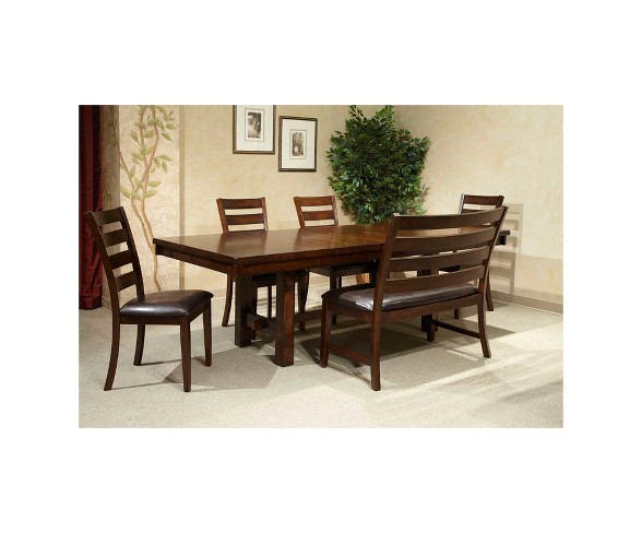 Kona Trestle Base Dining Table Brown - Intercon