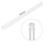 Unique Bargains Lamp and Lantern Water Cooling System Acrylic Rigid Round Pipe Clear 10" - 2 of 4
