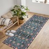 Metro Collection Area Rug - Non Slip, Stain Resistant, Washable Floral Design, Ideal for High Traffic Areas In Living Room, Bedroom - 2 of 4