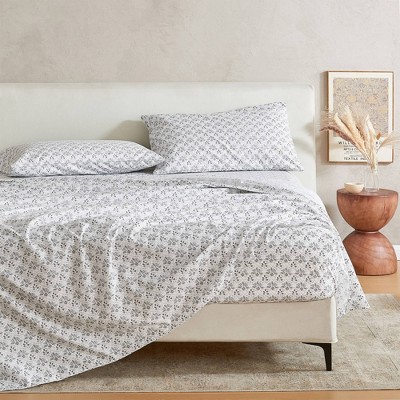 Patina Vie Floral Printed Vintage Wrinkle Resistant Sheet Set
