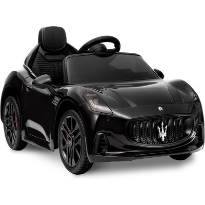 GustoWave Kids Riding on Toys Car with Controller, Double Doors, Spring Suspension, Headlights for Toddlers Ages 3-8