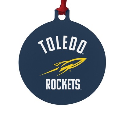University of Toledo Official Logo Aluminum Holiday Christmas Tree Ornament
