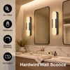 CityFurn 13.8''/20'' LED Alabaster Wall Sconces for Bathroom - 2 of 4