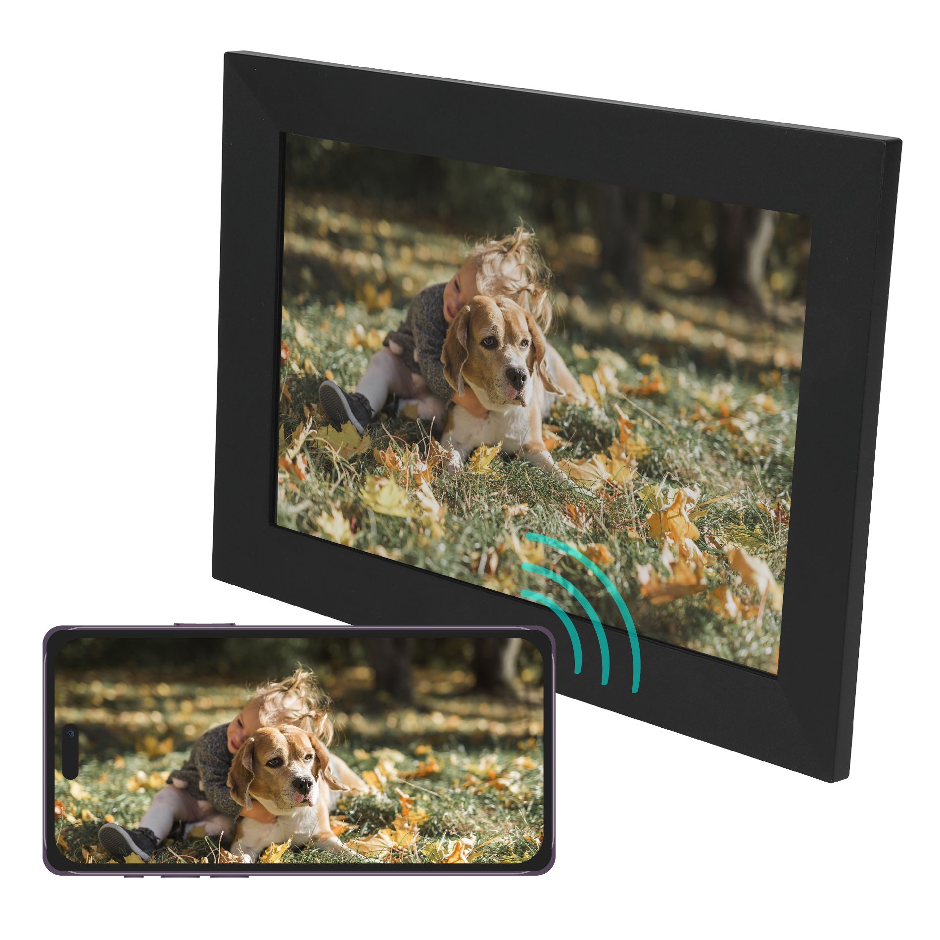 VIVITAR 10 Inch WiFi Digital Picture Frame with LCD Touch Screen