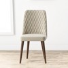 Sevobal Dining Chairs Mid-Century Modern Dining Chairs Set of 2 with Soft Upholstery for Kitchen Living Room, White, 20"*36"*18" - 3 of 4