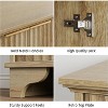 2 Door Coffee Bar Cabinet, Modern Farmhouse Sideboard Buffet Cabinet with Shelves - 4 of 4