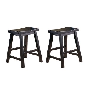 NicBex Dining Chairs Set of 2 Backless Saddle Casual Dining Home Furniture Seat Stools for Kitchen, Bedroom - 1 of 4