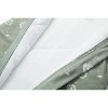 Owlivia Baby Organic Cotton 2.5tog Wearable Blanket,  Sleepsack with 2-Way Zipper  - Green Dandelion - 2 of 3