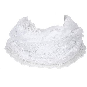 INSPIRE CHIC Lace Floral Mantilla Infinity Veils Chapel Church Head Covering Latin Mass Scarves 1Pc - 1 of 4