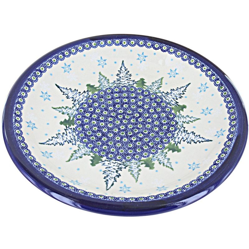 Blue Rose Polish Pottery 1103 Kalich Dinner Plate, 1 of 2
