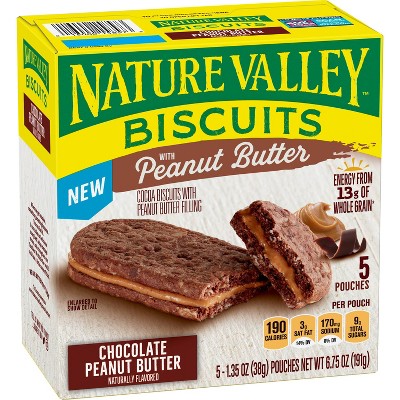 Nature Valley Biscuit Peanut Butter Chocolate - 5ct