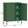 Rbied 31.5 in. W x 15.8 in. D x 40 in. H Metal File Cabinet Storage Cabinet with Adjustable Shelves for Homes, Offices and Coffee Bars - 2 of 4