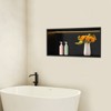 YIYIBYUS Recessed Shower Shelf, Recessed Storage Shelf, Bathroom Shower Shelf with LED - 2 of 4