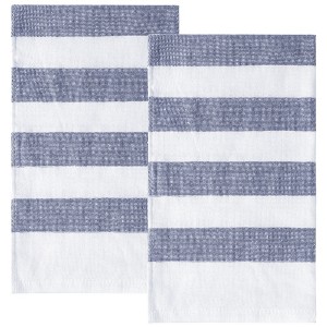 Unique Bargains Cotton Absorbent Decorative Kitchen Towels Sets 17" x 27" - 1 of 4