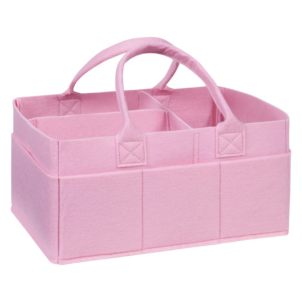 Photos - Other for Child's Room Sammy & Lou Trend Lab Felt Storage Caddy - Ice Pink