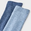 Men's 2pk Casual Crew Socks - Goodfellow & Co™ Assorted Blue 6-12 - 3 of 3