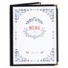 Juvale 12 Pack Clear Restaurant Menu Covers, Letter Size Holders with Double Panels, Metal Corners, 8.5 x 11 in - 4 of 4