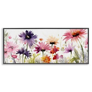 Stupell Industries Pink & Purple Blossoms Framed Giclee Art - 1 of 4