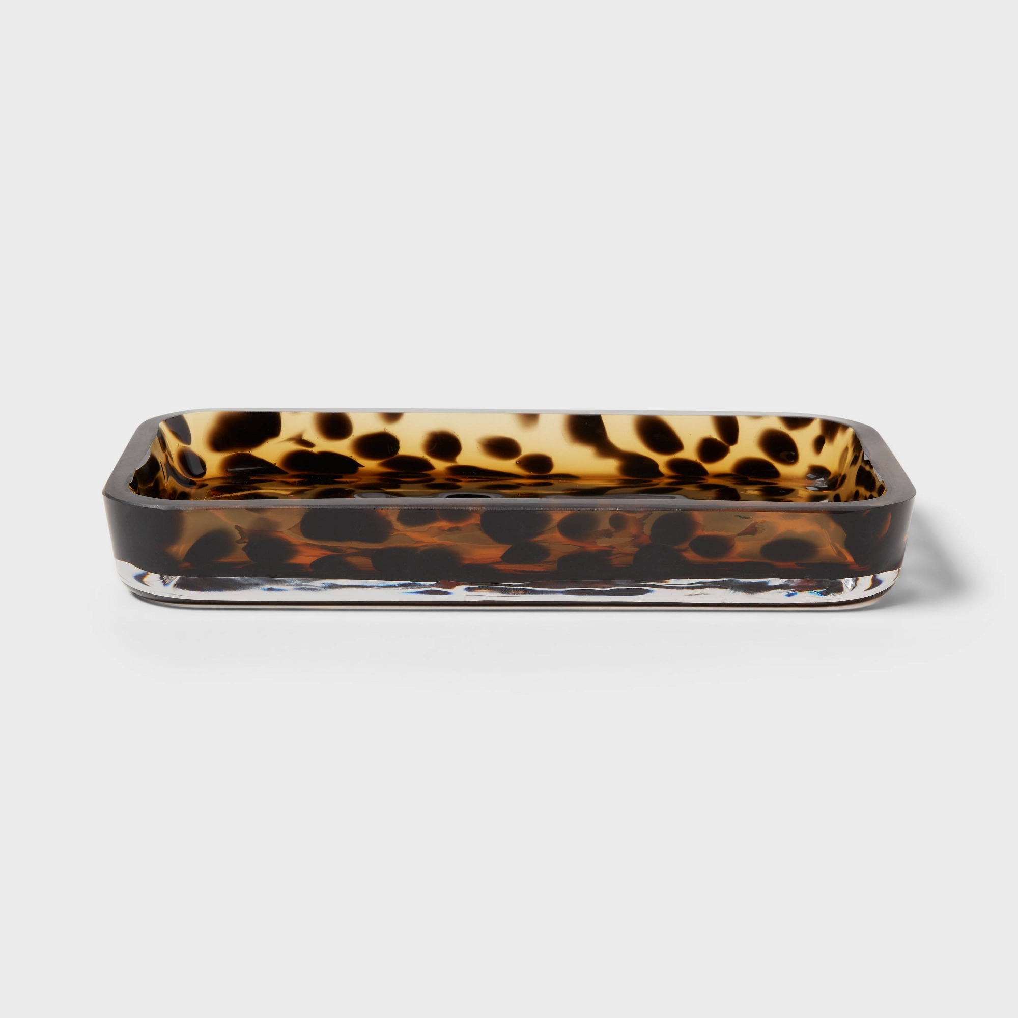 Colored Glass Tortoise Bath Tray - Threshold™
