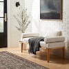 Randolph Bench with Bolster Pillows Linen - Threshold™ designed with Studio McGee - 2 of 4