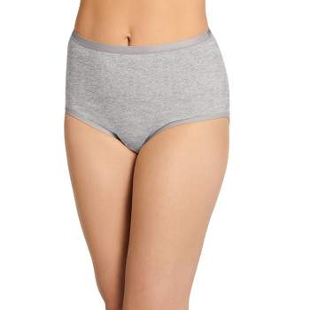 MAMA 5-pack lace-trimmed cotton hipster briefs - Grey marl/Black - Ladies