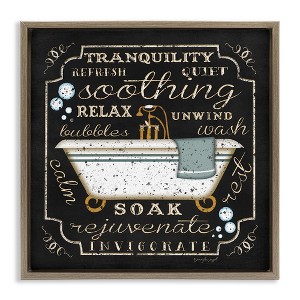 Stupell Industries Country Bathtub with Various Phrases, 18" x 18" - 1 of 4