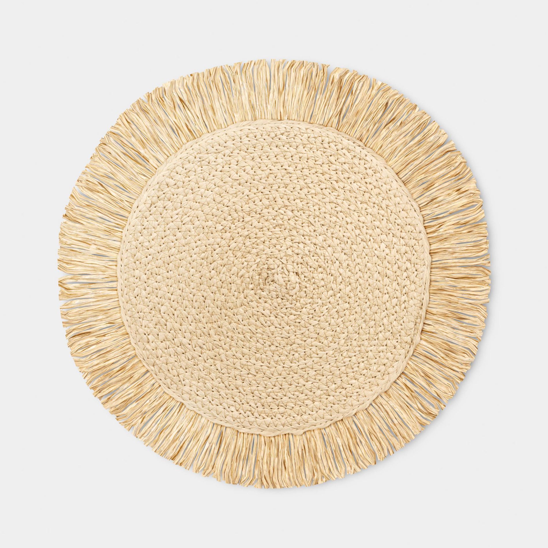 Natural Woven Fringe Placemat - Threshold™