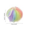 Unique Bargains Bath Shower Loofah Sponge 3.74"x4.33" Assorted Color 1 Pc - 4 of 4