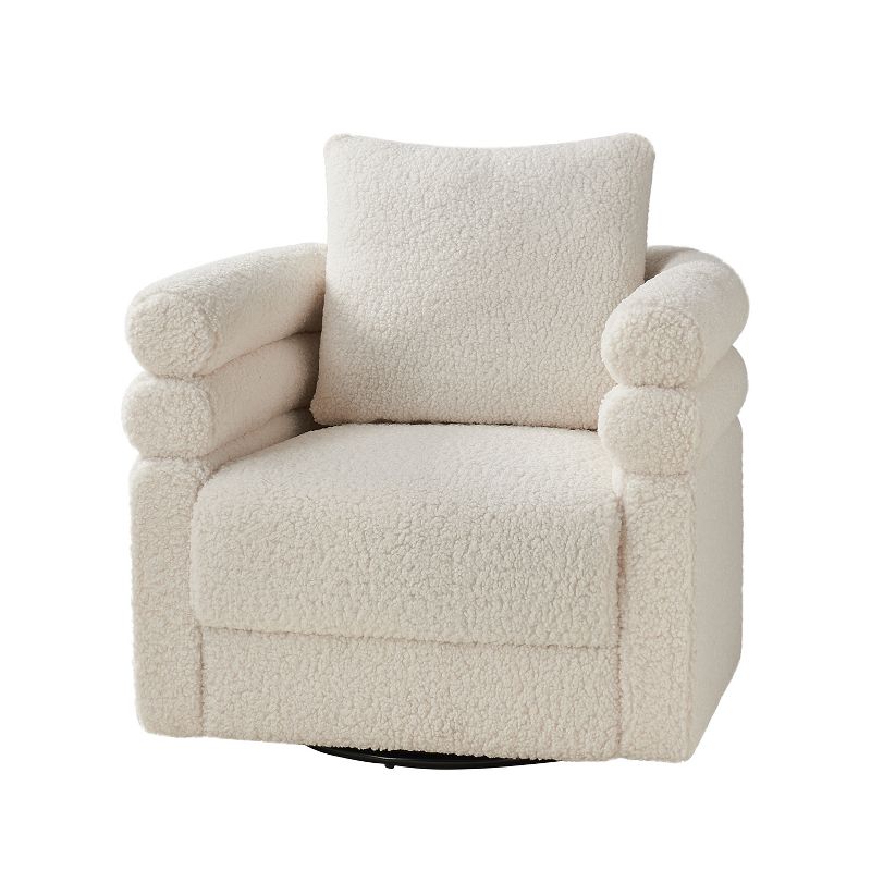 Arturo Modern Swivel Chair with One Pillow|ARTFUL LIVING DESIGN, 1 of 10