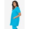 Roaman's Women's Plus Size Two Pocket Soft Knit Tunic - 4 of 4