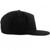 Adult Wu-Tang Black on Black Embroidered Logo Snapback Hat - 4 of 4