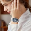 HTUTWOO Checkered Apple Watch Silicone Strap, Slim Sport Band 38/40/41/42/44/45/46/49mm for iWatch Series 11 10 9 8 7 6 5 4 3 2 1 SE Ultra - 4 of 4